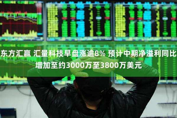 东方汇赢 汇量科技早盘涨逾8% 预计中期净溢利同比增加至约3000万至3800万美元